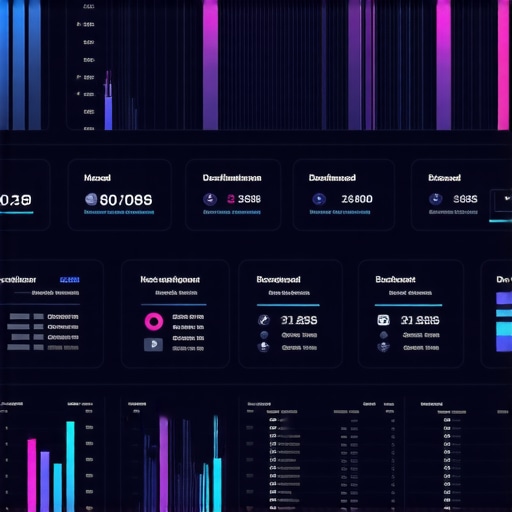 Advanced Local SEO Analytics Dashboard Futuristic dashboard displaying local SEO data insights
