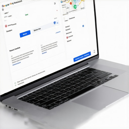 Expert working on Google My Business profile optimization