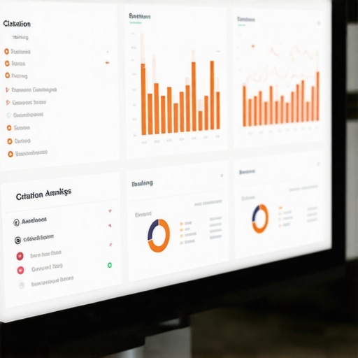 Screenshot of SEO tools showing citation and ranking data for local search