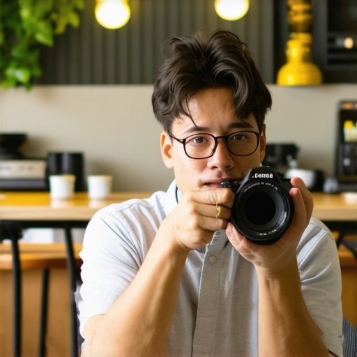 Interior shot of a busy cafe with bright decor and welcoming ambiance.