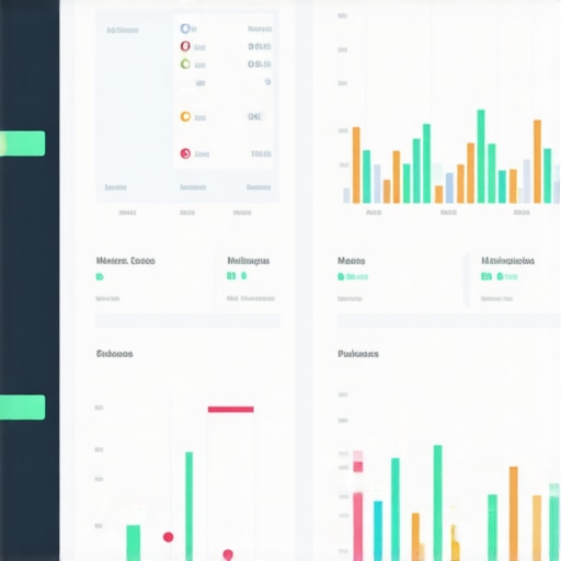Screenshot of local SEO analytics dashboard with maps and ranking data