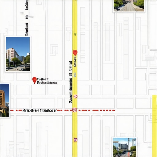 Why the current map algorithm prioritizes specific street-view photos